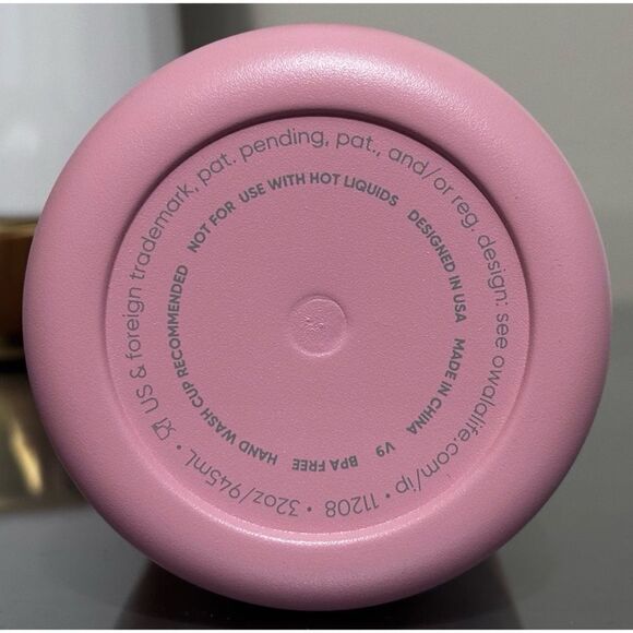 Owala 32oz FreeSip Stainless Steel Water Bottle, ROSY DREAMS EXCLUSIVE COLOR - Picture 6 of 6